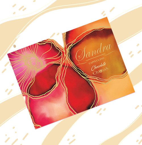 شکلات کادویی ساندرا مدرن کاپوچینو